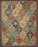 Nourison Nourison 2020 NR203 Persian Machine Made Loomed Indoor Area Rug Multicolor 8' x 10'6" 99446363886