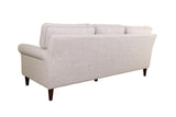 Porter Designs Kason Microfiber Transitional Sofa Cream 01-216C-01-4010