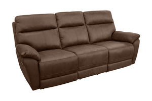 Porter Designs Pagosa Power Transitional Reclining Sofa Brown 03-202C-47-8190