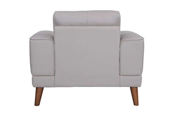 Porter Designs Anzio Top Quality Leather Transitional Chair Cream 02-204C-03-7120