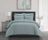 Blaine Green Twin 2pc Duvet Set