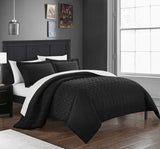 Jazmine Black Twin 2pc Comforter Set