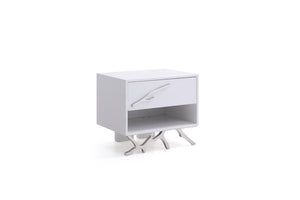 VIG Furniture Modrest Legend Modern White Nightstand VGVCN8111-WHT