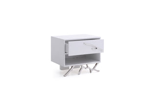 VIG Furniture Modrest Legend Modern White Nightstand VGVCN8111-WHT