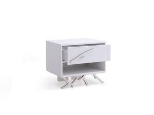VIG Furniture Modrest Legend Modern White Nightstand VGVCN8111-WHT