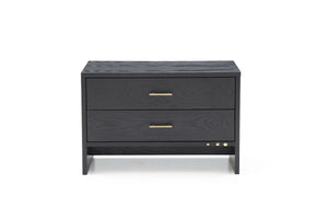 VIG Furniture Modrest Wales Modern Grey Ash 2-Drawer Nightstand VGVCN8910-2