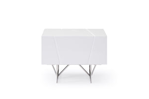 VIG Furniture Modrest Chrysler Modern White Nightstand VGVCN8978-WHT