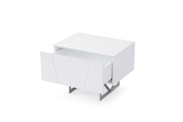 VIG Furniture Modrest Chrysler Modern White Nightstand VGVCN8978-WHT