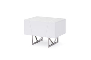 VIG Furniture Modrest Chrysler Modern White Nightstand VGVCN8978-WHT