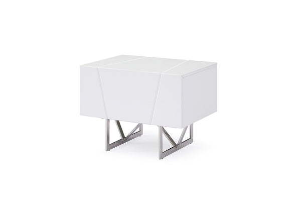 VIG Furniture Modrest Chrysler Modern White Nightstand VGVCN8978-WHT