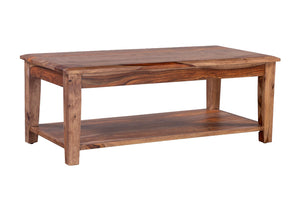 Porter Designs Sonora Solid Sheesham Wood Natural Coffee Table Brown 05-116-02-7740