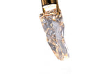 Bethel Gold LED Pendant in Metal & Crystal