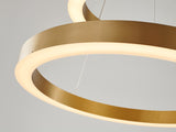 Bethel Gold LED Chandelier in Metal & Acrylic