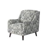 Fusion 240-C Transitional Accent Chair 240-C Freesia Denim Accent Chair