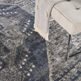 Nourison Kathy Ireland American Manor AMR02 French Country Machine Made Power-loomed Indoor only Area Rug Blue 7'10" x 9'10" 99446883285