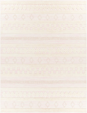 Nairobi NAB-2301 Global Wool Rug NAB2301-810 Pale Pink, Cream 100% Wool 8' x 10'