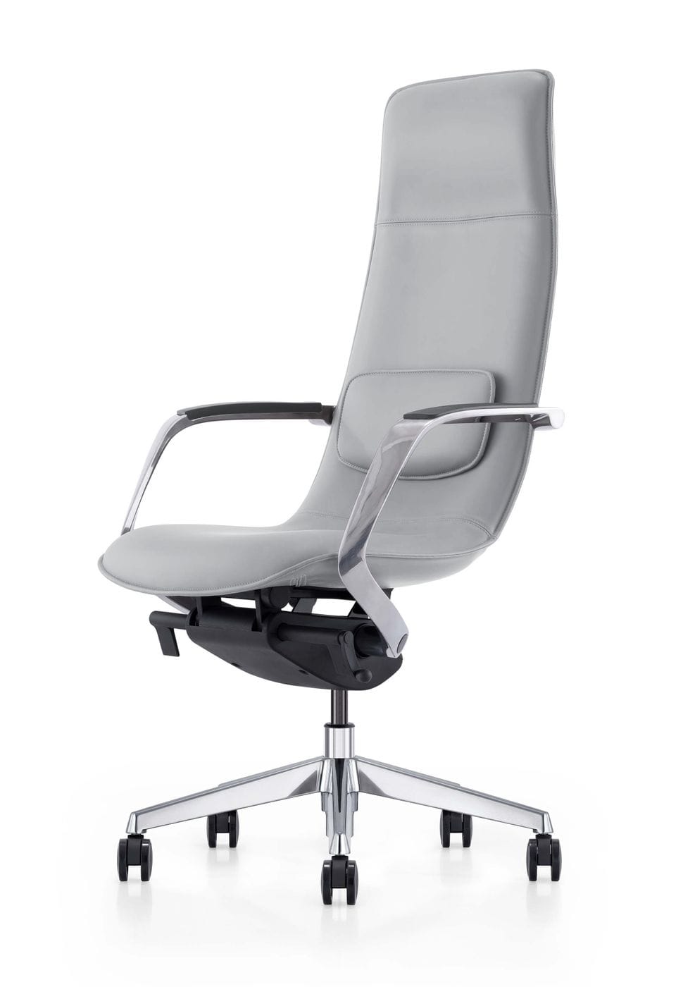 VIG Furniture Modrest Nadella - Modern Black High Back Executive Office Chair VGFUFK003-A-GRY-OC