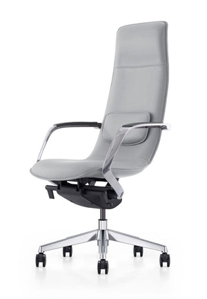 VIG Furniture Modrest Nadella - Modern Black High Back Executive Office Chair VGFUFK003-A-GRY-OC