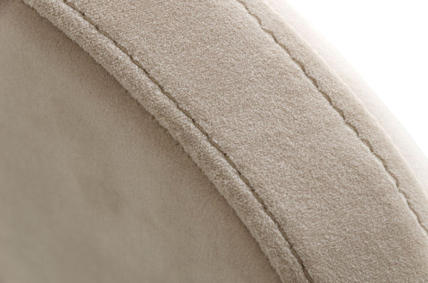 VIG Furniture Modrest Nadia - Modern Beige Velvet & Rosegold Dining Chair (Set of 2) VGVCB209-BEI