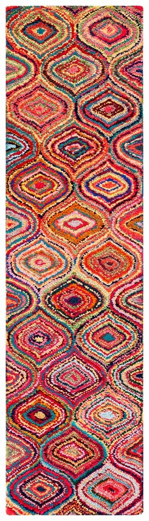Safavieh Nantucket Hand Tufted 70% Cotton and 30% Polyester Rug NAN301C-8