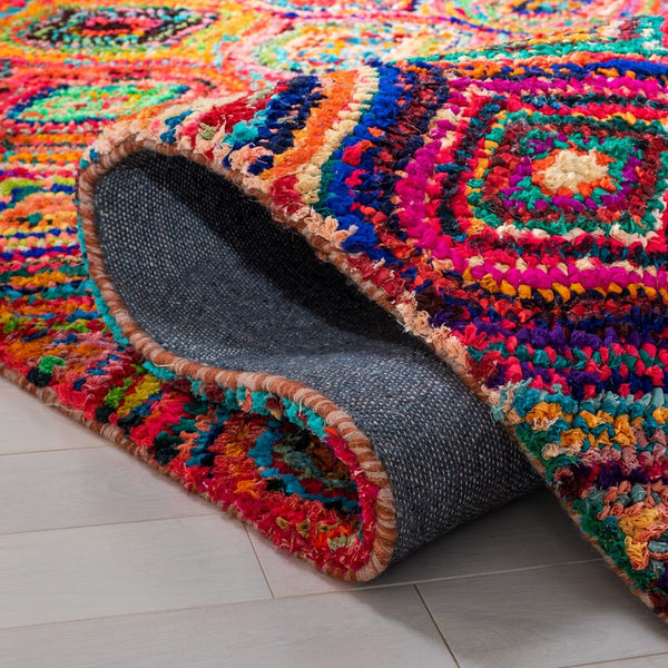 Safavieh Nantucket Hand Tufted 70% Cotton and 30% Polyester Rug NAN301C-8