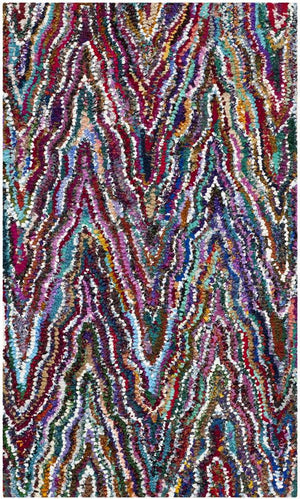 Safavieh Nantucket Hand Tufted 70% Cotton and 30% Polyester Rug NAN312A-4SQ