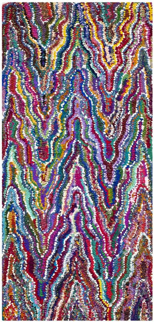 Safavieh Nantucket Hand Tufted 70% Cotton and 30% Polyester Rug NAN312A-4SQ