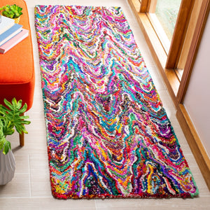 Safavieh Nantucket Hand Tufted 70% Cotton and 30% Polyester Rug NAN312A-4SQ