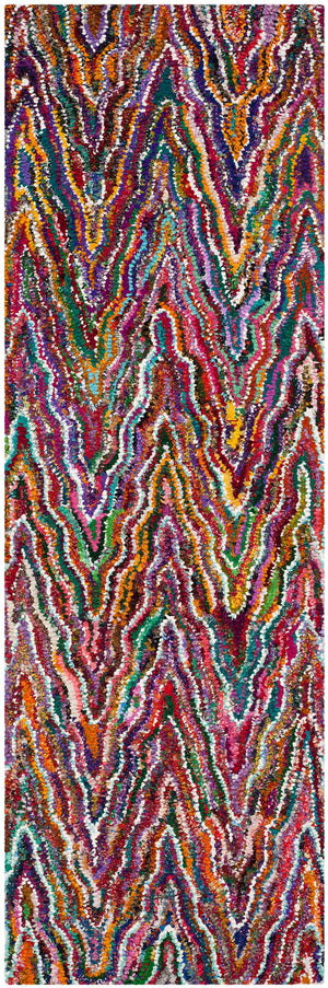 Safavieh Nantucket Hand Tufted 70% Cotton and 30% Polyester Rug NAN312A-4SQ