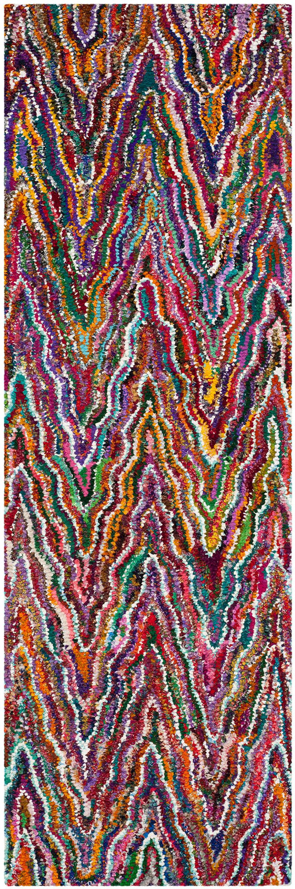 Safavieh Nantucket Hand Tufted 70% Cotton and 30% Polyester Rug NAN312A-4SQ