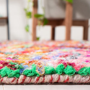 Safavieh Nantucket Hand Tufted 70% Cotton and 30% Polyester Rug NAN312A-4SQ