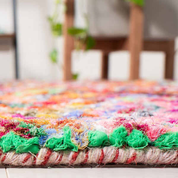 Safavieh Nantucket Hand Tufted 70% Cotton and 30% Polyester Rug NAN312A-4SQ