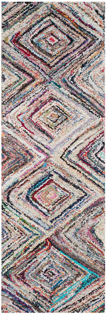 Safavieh Nantucket Hand Tufted 70% Cotton and 30% Polyester Rug NAN314A-4SQ