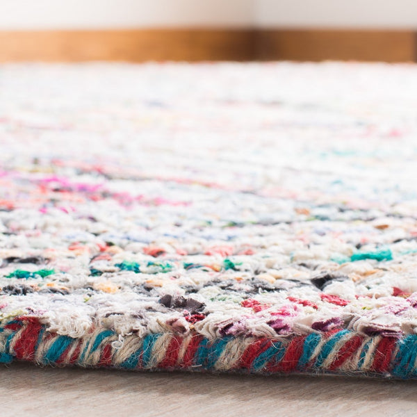 Safavieh Nantucket Hand Tufted 70% Cotton and 30% Polyester Rug NAN314A-4SQ