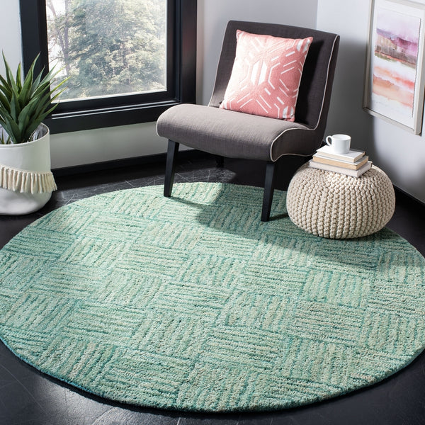 Safavieh Nantucket Hand Tufted 70% Cotton and 30% Polyester Rug NAN316A-4R