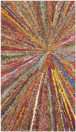 Safavieh Nantucket Hand Tufted 70% Cotton and 30% Polyester Rug NAN319A-4SQ