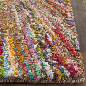 Safavieh Nantucket Hand Tufted 70% Cotton and 30% Polyester Rug NAN319A-4SQ