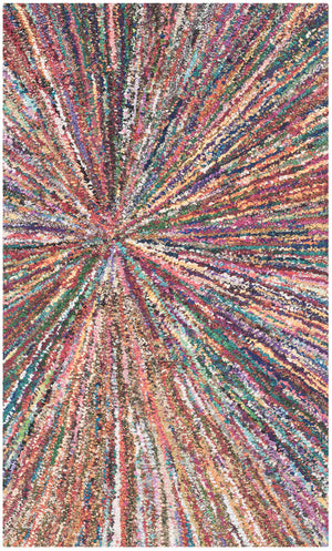 Safavieh Nantucket Hand Tufted 70% Cotton and 30% Polyester Rug NAN319A-4SQ