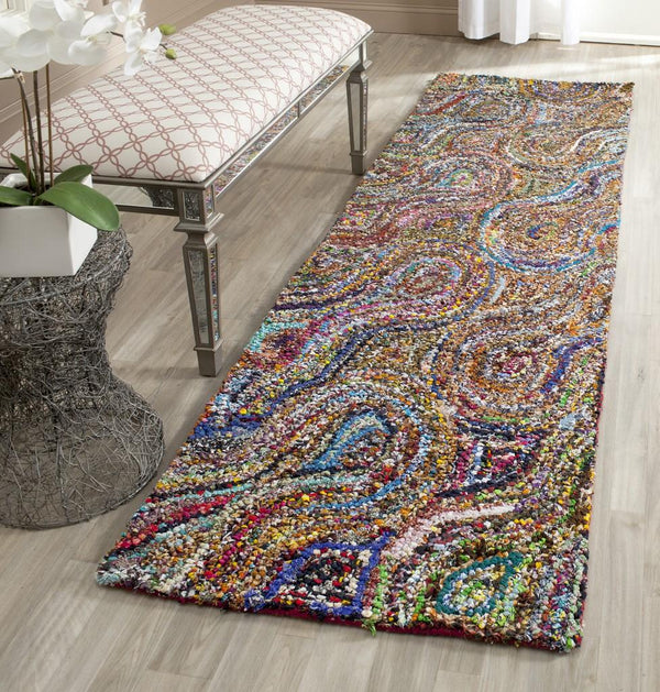 Safavieh Nantucket Hand Tufted Cotton Rug NAN437A-4SQ