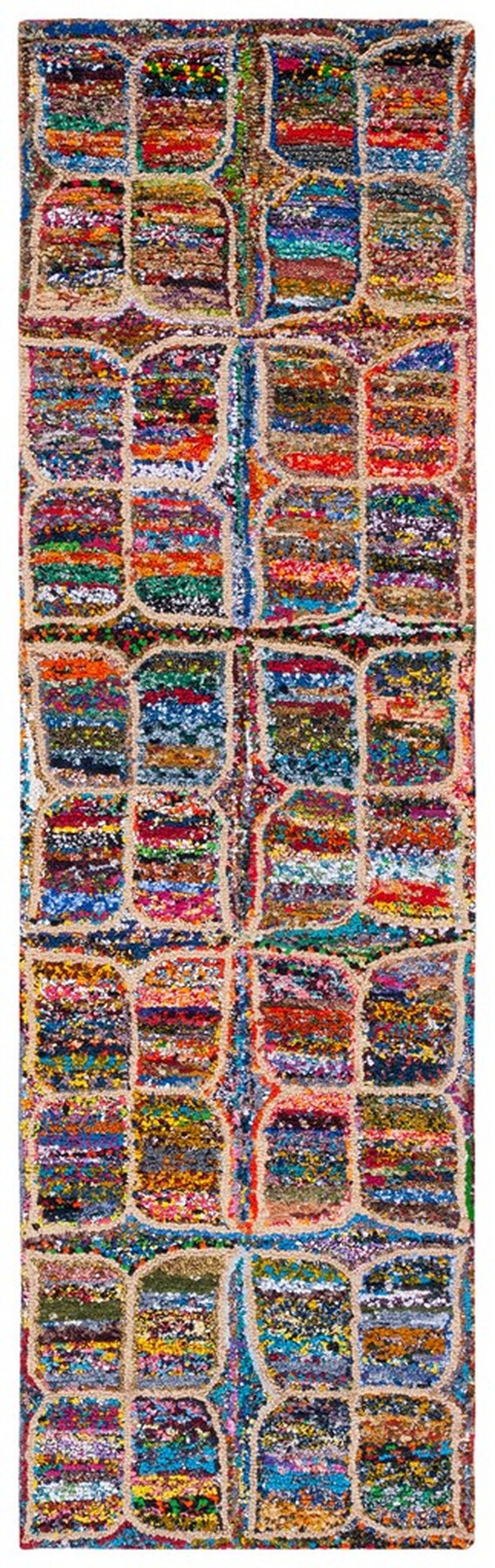 Safavieh Nantucket Hand Tufted 80% Cotton and 20% Jute Rug NAN438A-4SQ