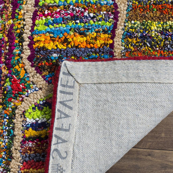 Safavieh Nantucket Hand Tufted 80% Cotton and 20% Jute Rug NAN438A-4SQ