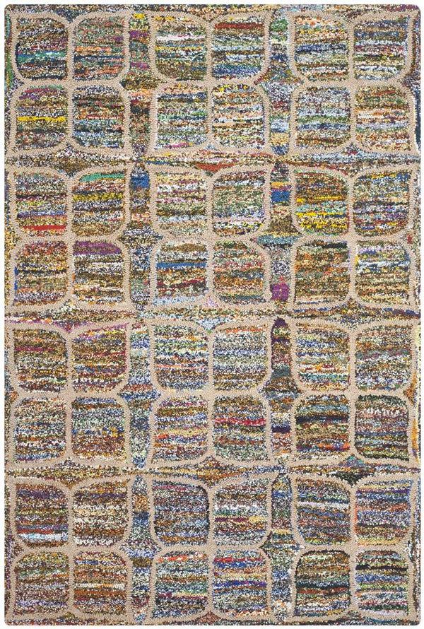 Safavieh Nantucket Hand Tufted 80% Cotton and 20% Jute Rug NAN438A-4SQ