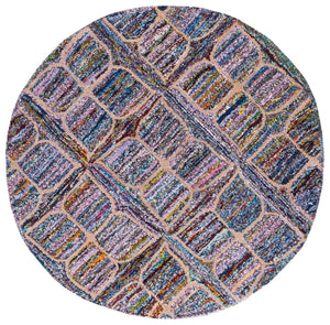 Safavieh Nantucket Hand Tufted 80% Cotton and 20% Jute Rug NAN438A-4SQ