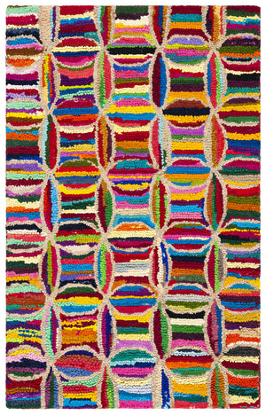 Safavieh Nantucket Hand Tufted 80% Cotton and 20% Jute Rug NAN441A-4SQ