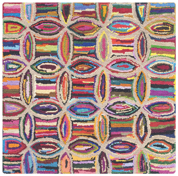 Safavieh Nantucket Hand Tufted 80% Cotton and 20% Jute Rug NAN441A-4SQ