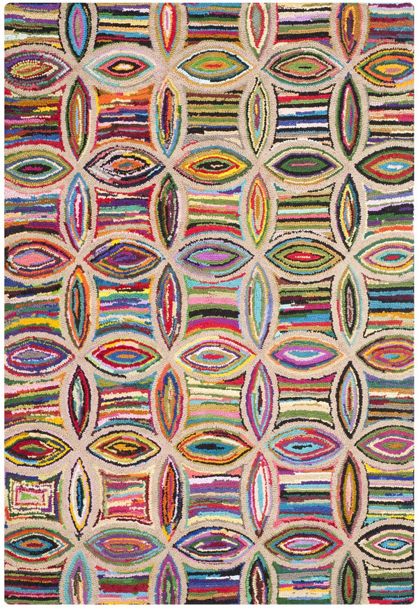 Safavieh Nantucket Hand Tufted 80% Cotton and 20% Jute Rug NAN441A-4SQ