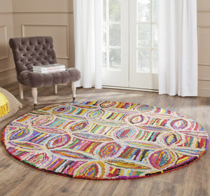 Safavieh Nantucket Hand Tufted 80% Cotton and 20% Jute Rug NAN441A-4SQ