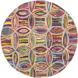 Safavieh Nantucket Hand Tufted 80% Cotton and 20% Jute Rug NAN441A-4SQ