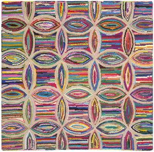 Safavieh Nantucket Hand Tufted 80% Cotton and 20% Jute Rug NAN441A-4SQ