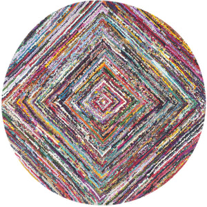 Safavieh Nantucket 513 Hand Tufted 100% Cotton Pile Rug NAN513A-4SQ